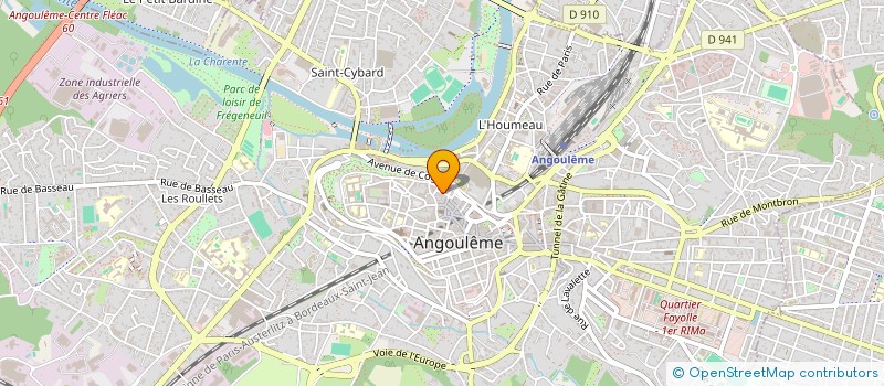 localisation de l'entreprise SYND CO PROPIETAIRES RES ESPACE MASSIGNY à ANGOULEME