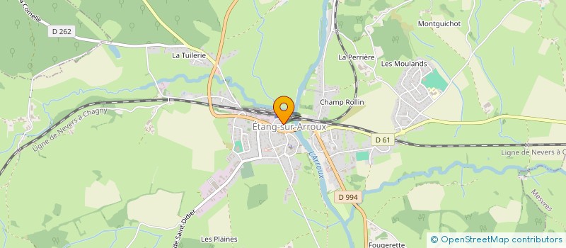 localisation de l'entreprise SYND CO PROPRIE-IMMEUBLE PRE DU ROSEAU  ETANG-SUR-ARROUX