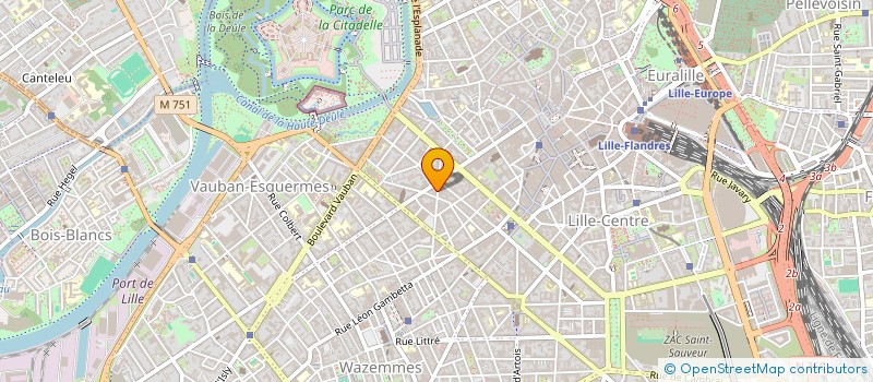 localisation de l'entreprise SYND CO PROPRIETAIRE IMM 8 RUE MASSENA à LILLE