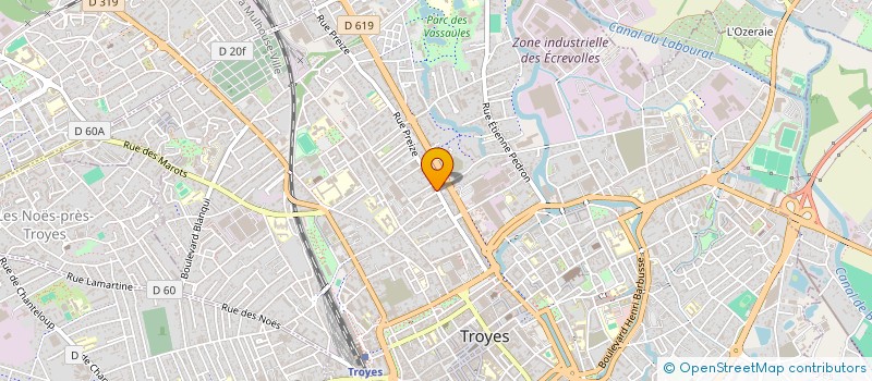 localisation de l'entreprise SYND CO-PROPRIETE 77 81 RUE DE PREIZE  TROYES