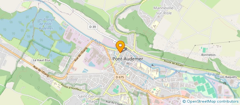 localisation de l'entreprise SYND CO-PROPRIETE IMMEUBLE 17 RUE NOTRE  PONT-AUDEMER