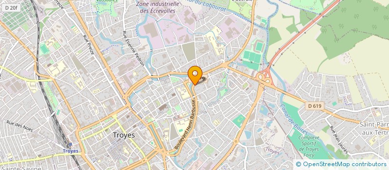 localisation de l'entreprise SYND CO PROPRIETE IMMMEUB LES PLATANES à TROYES