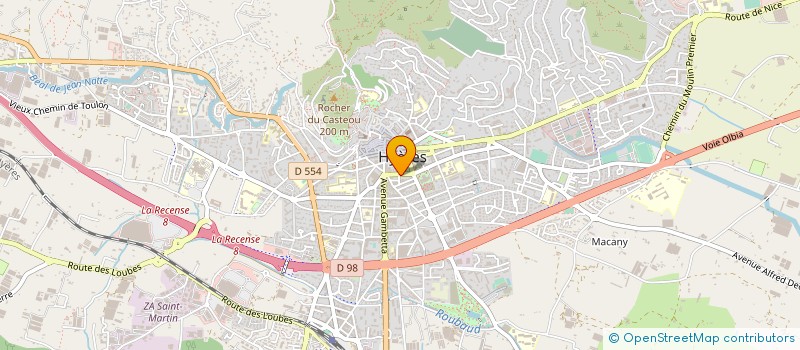 localisation de l'entreprise SYND COLBERT à HYERES