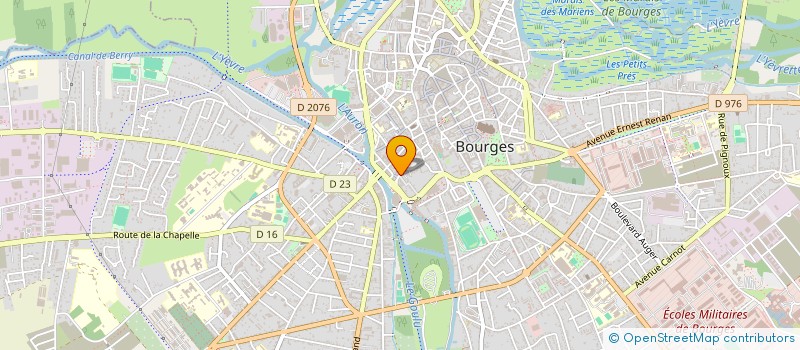 localisation de l'entreprise SYND COMMER GROS VINS SPIRITUEUX LIQUEUR à BOURGES