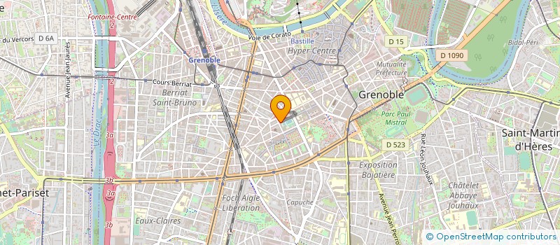 localisation de l'entreprise SYND COMMERCANTS NON SEDENTAIRES D'ISERE  GRENOBLE