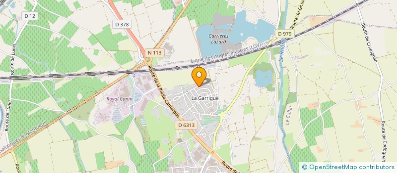 localisation de l'entreprise SYND CONFEDER GENERALE TRAV COMMUNAUX  AIMARGUES