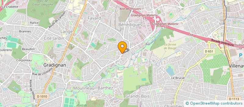 localisation de l'entreprise SYND CONSEIL PRUD'HOMAUX PROF LIBERALES  GRADIGNAN