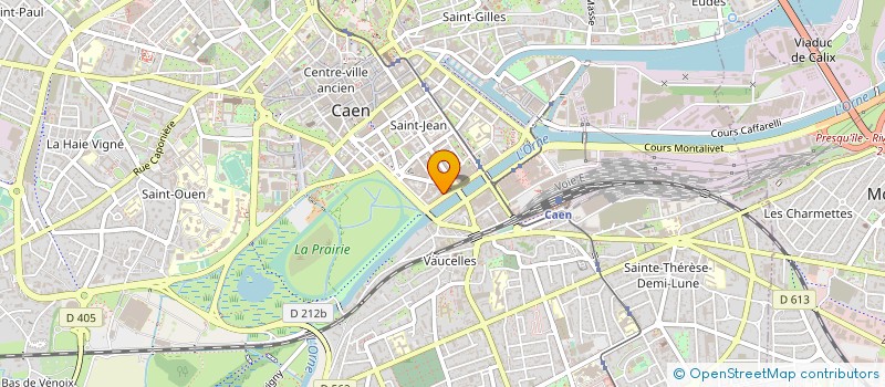 localisation de l'entreprise SYND CONTR CROIS ELEVAGE BOVINS CALVADOS à CAEN