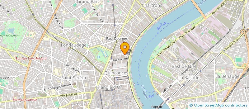 localisation de l'entreprise SYND CONTROLE PERFORMANCE ANIMAUX BOUCHE à BORDEAUX