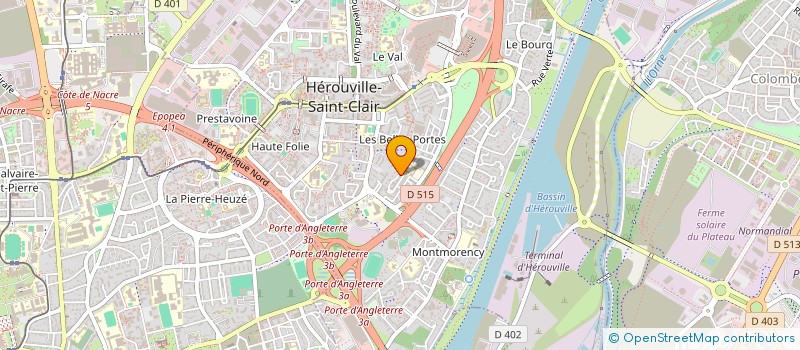 localisation de l'entreprise SYND COOP COPRO ENSEMB IMMOB VAL L ORNE  HEROUVILLE SAINT CLAIR