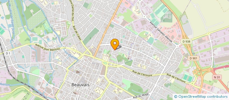 localisation de l'entreprise SYND COOP COPROPRIETAIRES IMM CONCORDE  BEAUVAIS