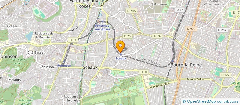 localisation de l'entreprise SYND COOP DU 5-7 R JEAN-LOUIS SINET à SCEAUX