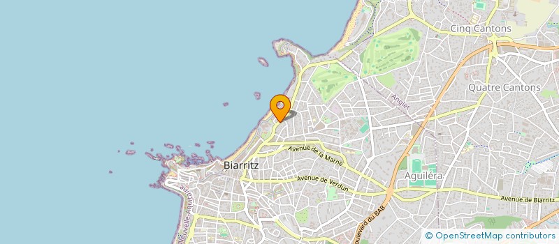 localisation de l'entreprise SYND. COOP. VILLA CYRANO  BIARRITZ