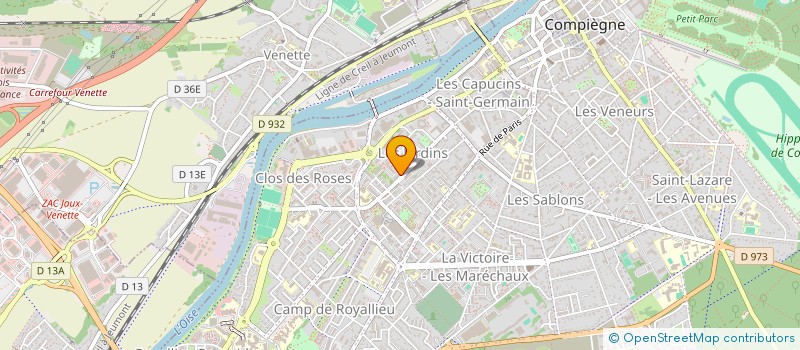 localisation de l'entreprise SYND COOPRO RES LES BLEUETS  COMPIEGNE