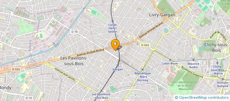 localisation de l'entreprise SYND COOPROP DU 134 136 RUE PDT WILSON à LES PAVILLONS-SOUS-BOIS