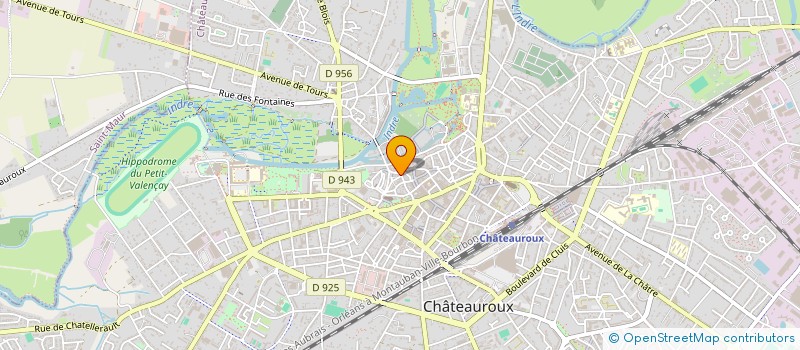 localisation de l'entreprise SYND COOPROP RESIDENCE JEAN LAURON à CHATEAUROUX