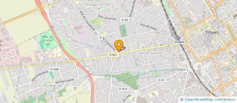 localisation de l'entreprise SYND COOPROPRIETE GALLIENI LAFONTAINE  SAINTE-SAVINE