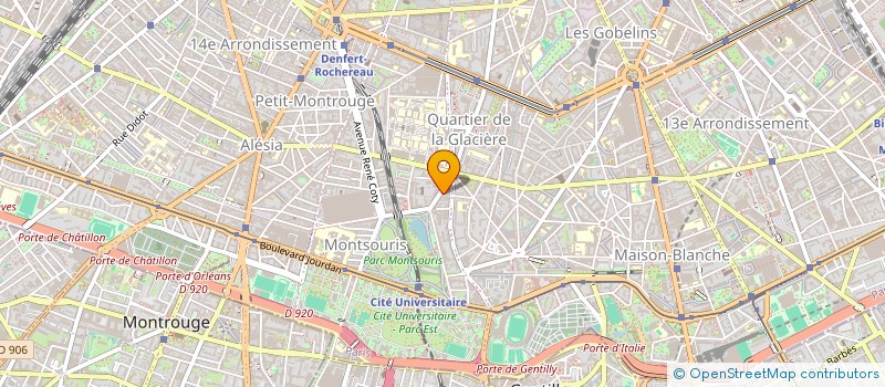 localisation de l'entreprise SYND COP 11 AVENUE REILLE 75014 PARIS  PARIS