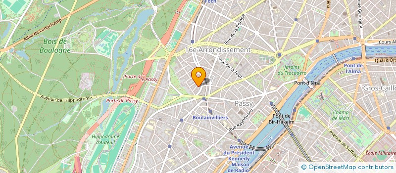 localisation de l'entreprise SYND COP 11 CONSEILLER COLLIGNON 75016  PARIS