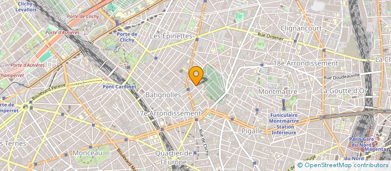 localisation de l'entreprise SYND COP 12 RUE HEGESIPPE MOREAU 75018  PARIS