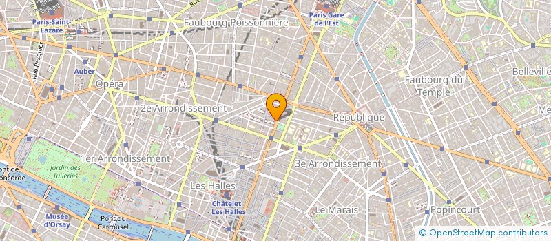 localisation de l'entreprise SYND COP 125 BD SEBASTOPOL 75002 PARIS  PARIS
