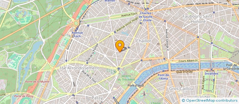 localisation de l'entreprise SYND COP 17 RUE ST DIDIER 75016 PARIS  PARIS