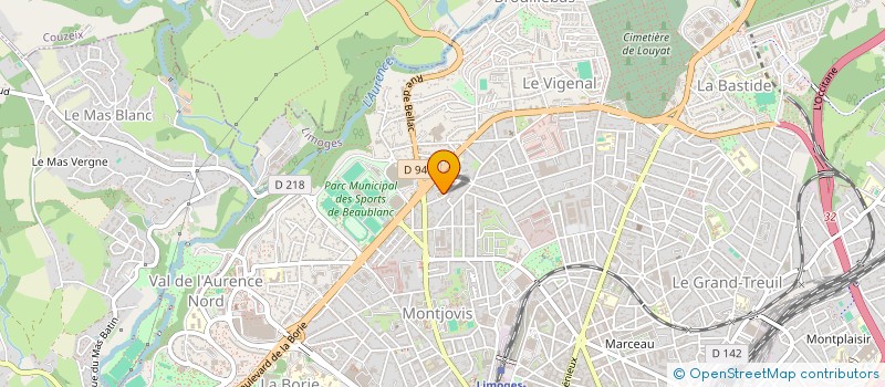 localisation de l'entreprise SYND COP 21-23 PETITES TUILIERES à LIMOGES