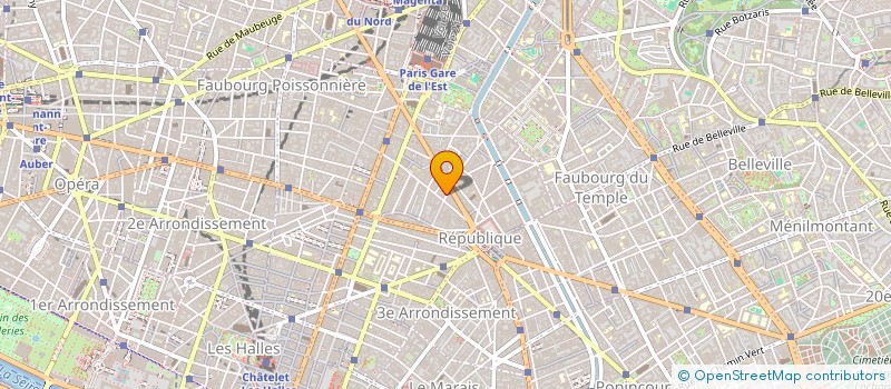 localisation de l'entreprise SYND COP 25 RUE DE LANCRY 75010 PARIS  PARIS