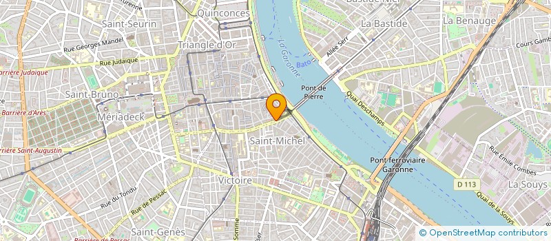 localisation de l'entreprise SYND COP 29 CRS VICTOR HUGO  BORDEAUX