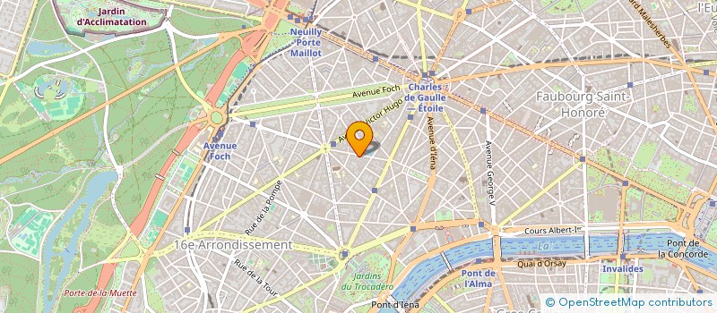 localisation de l'entreprise SYND COP 29 RUE COPERNIC 75116 PARIS  PARIS