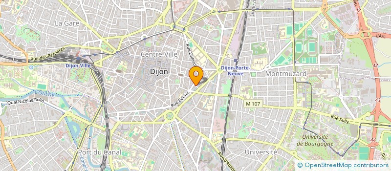 localisation de l'entreprise SYND COP 3 RUE FRANCOIS BAUDOT  DIJON