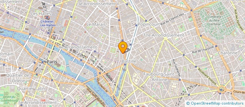 localisation de l'entreprise SYND COP 4 IMPASSE JEAN BEAUSIRE 75004 PARIS  PARIS