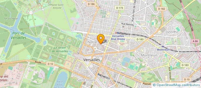 localisation de l'entreprise SYND COP à VERSAILLES