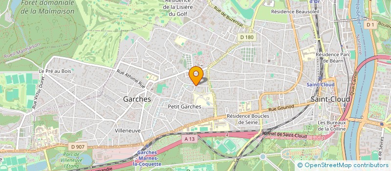 localisation de l'entreprise SYND COP à GARCHES