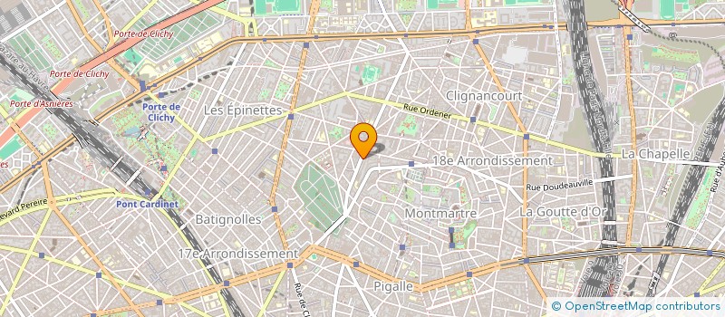 localisation de l'entreprise SYND COP 50 RUE DAMREMONT 75018 PARIS  PARIS