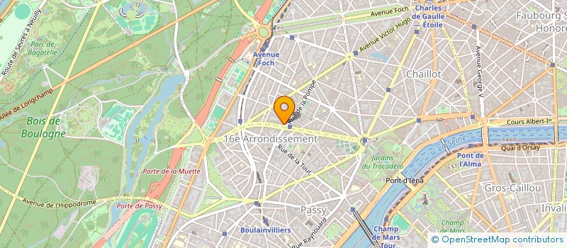 localisation de l'entreprise SYND COP 60-62 AV HENRI MARTIN 75116 PARIS  PARIS