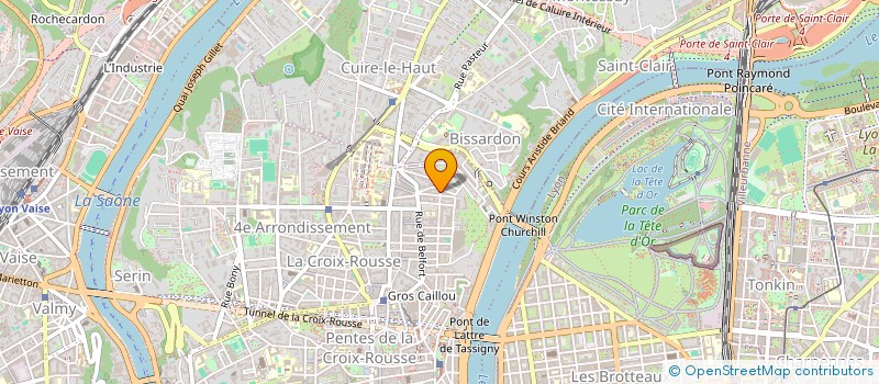 localisation de l'entreprise SYND COP 7 R LA TOUR DU PIN  LYON