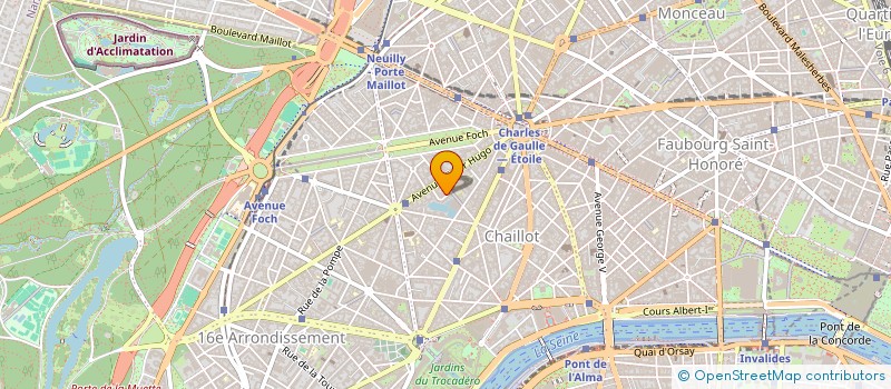 localisation de l'entreprise SYND COP 7 RUE GEORGES VILLE 75016 PARIS  PARIS