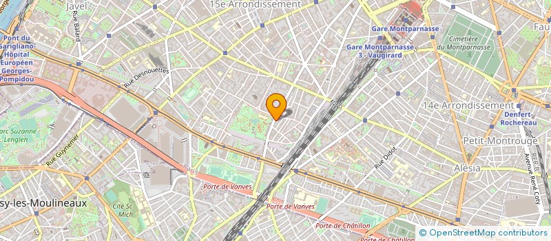 localisation de l'entreprise SYND COP 75 RUE BRANCION  PARIS