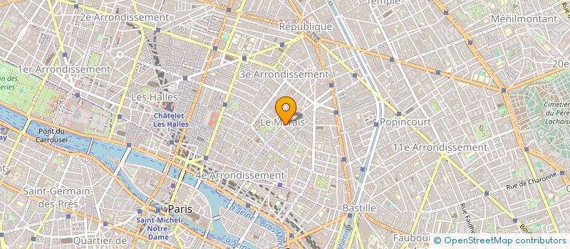 localisation de l'entreprise SYND COP 95 RUE VIEILLE DU TEMPLE  PARIS