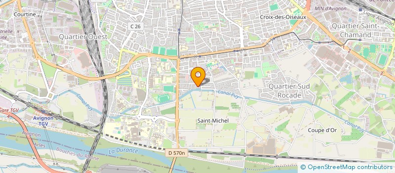 localisation de l'entreprise SYND COP CLOS ST HENRI  AVIGNON