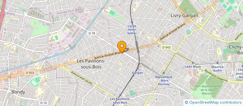 localisation de l'entreprise SYND COP DU 58 RUE DE COMPANS REP PAR à LES PAVILLONS-SOUS-BOIS