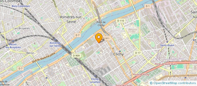 localisation de l'entreprise SYND COP FOURNIER à CLICHY