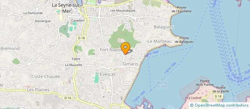 localisation de l'entreprise SYND COP GEORGE SAND ET CHOPIN à LA SEYNE-SUR-MER
