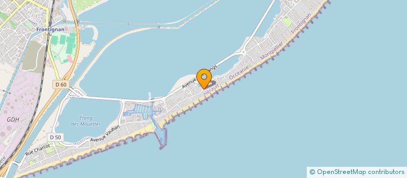 localisation de l'entreprise SYND COP GOELETTE à FRONTIGNAN