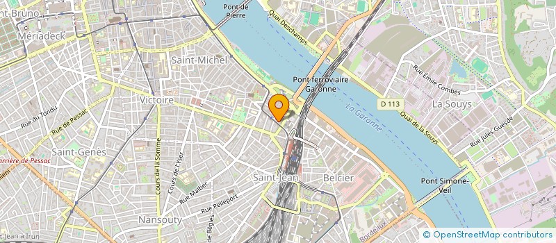 localisation de l'entreprise SYND COP IMM 50 RUE DE TAUZIA  BORDEAUX