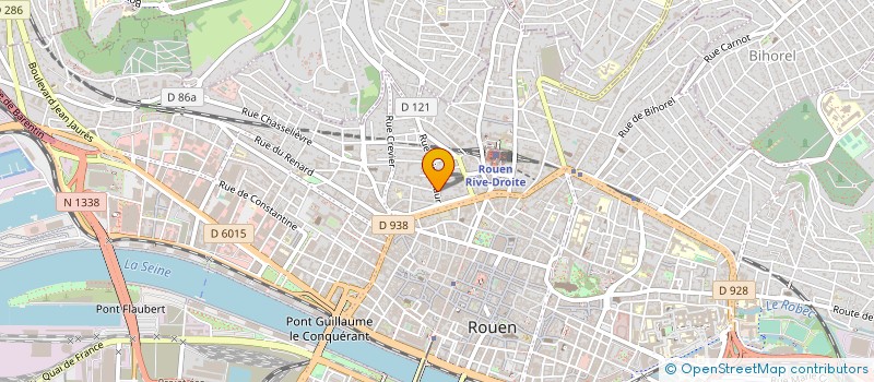 localisation de l'entreprise SYND COP IMMEUB 1 A RUE GUY MAUPASSANT à ROUEN