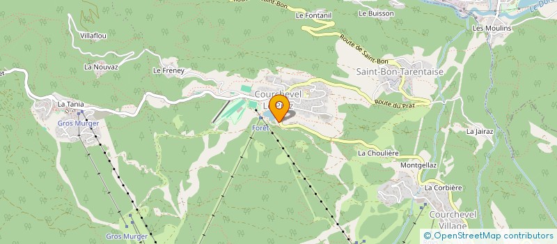 localisation de l'entreprise SYND COP IMMEUBLE LE CEYLAN à COURCHEVEL