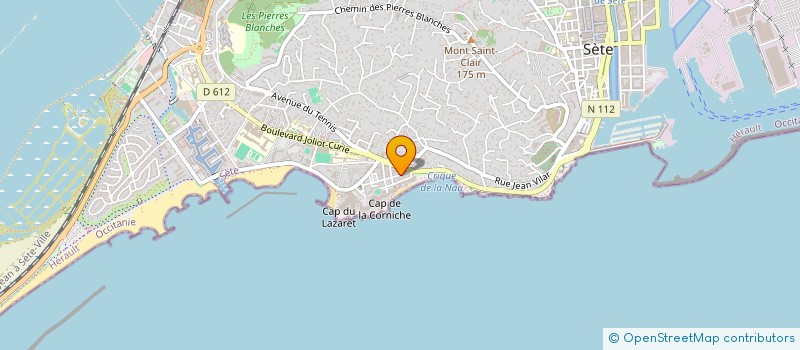 localisation de l'entreprise SYND COP L ADMIRAL ET COTE SUD  SETE