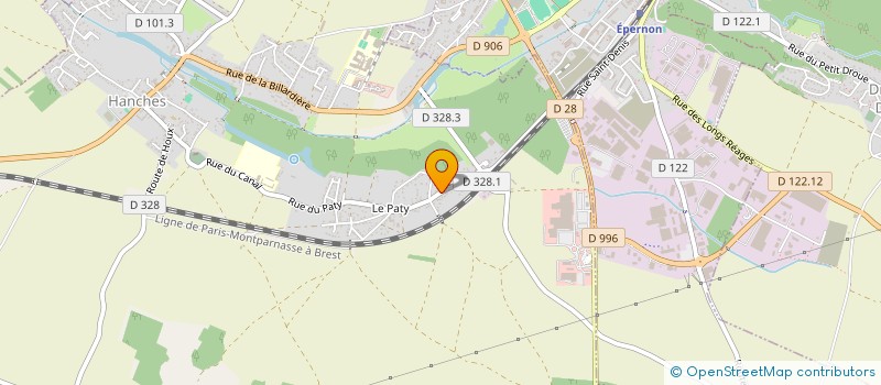 localisation de l'entreprise SYND COP LE CLOS DU PATY à HANCHES